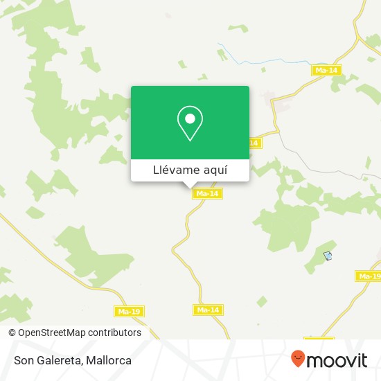 Mapa Son Galereta