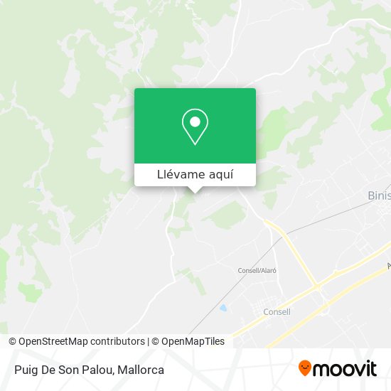Mapa Puig De Son Palou