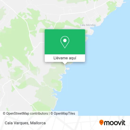 Mapa Cala Varques