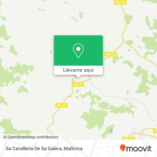 Mapa Sa Cavalleria De Sa Galera