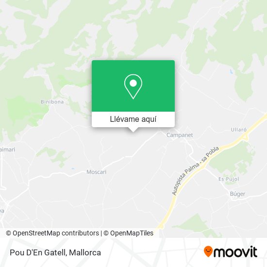 Mapa Pou D'En Gatell