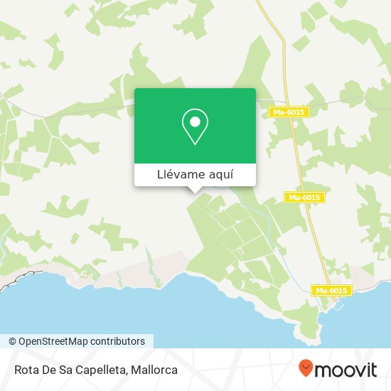 Mapa Rota De Sa Capelleta