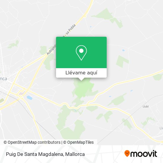 Mapa Puig De Santa Magdalena