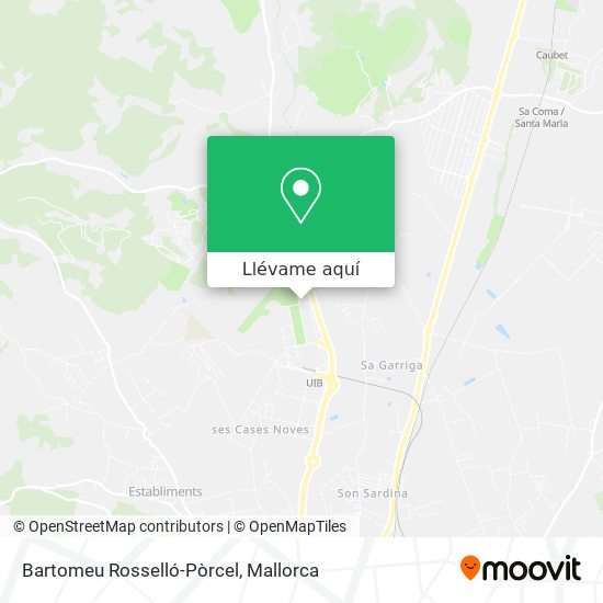 Mapa Bartomeu Rosselló-Pòrcel