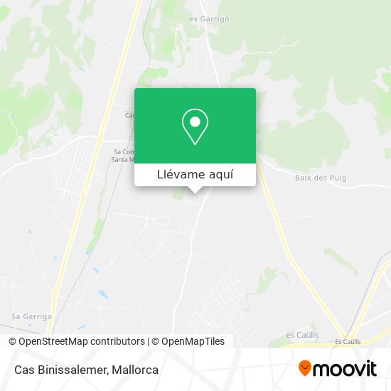 Mapa Cas Binissalemer