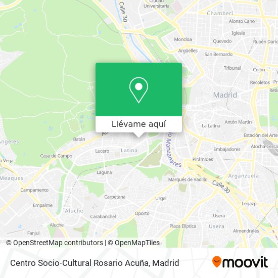 Mapa Centro Socio-Cultural Rosario Acuña
