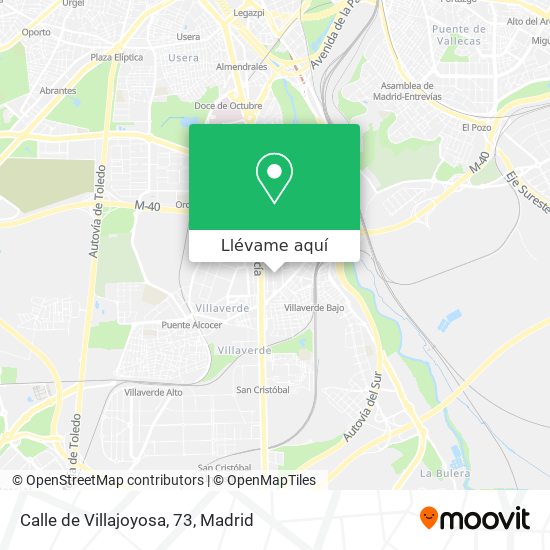 Mapa Calle de Villajoyosa, 73