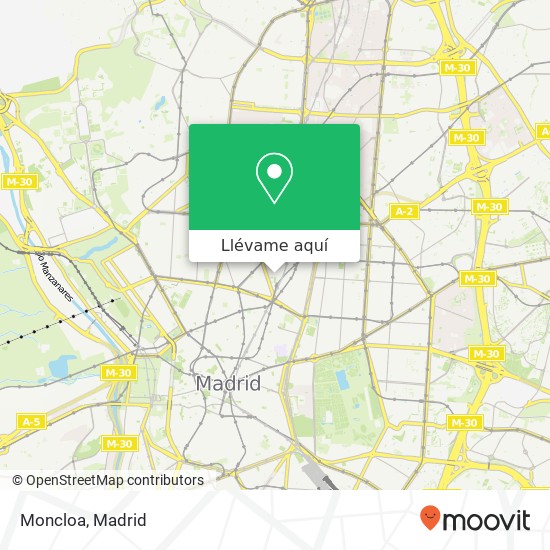 Mapa Moncloa