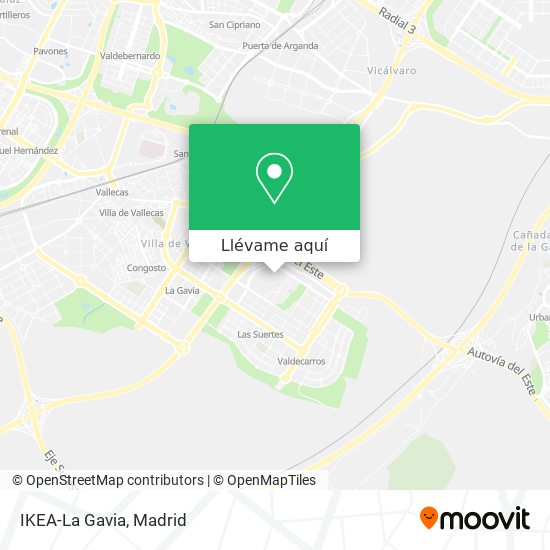 Mapa IKEA-La Gavia