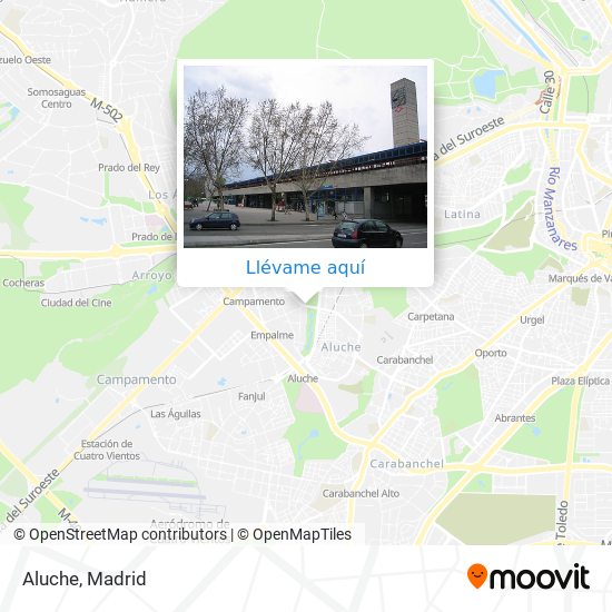 Mapa Aluche