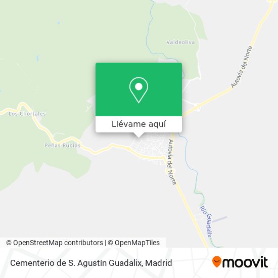 Mapa Cementerio de S. Agustín Guadalix