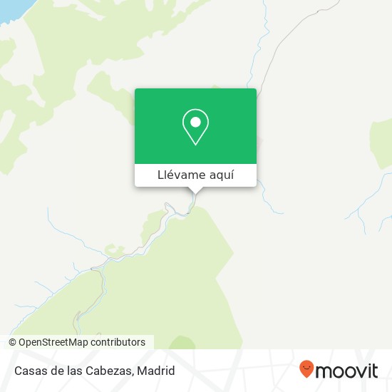 Mapa Casas de las Cabezas