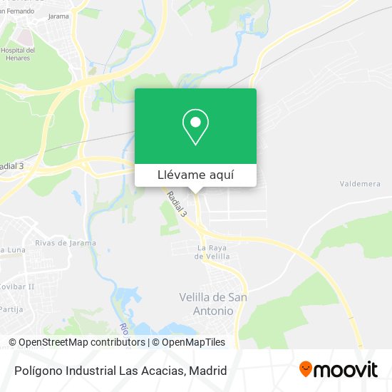 Mapa Polígono Industrial Las Acacias