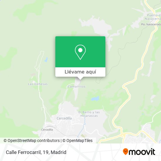 Mapa Calle Ferrocarril, 19
