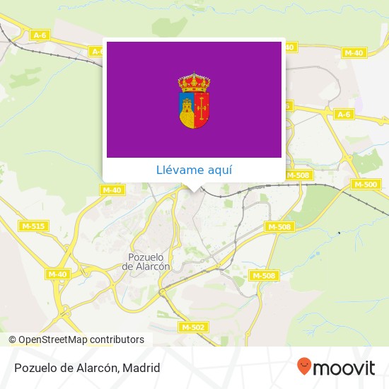 Mapa Pozuelo de Alarcón