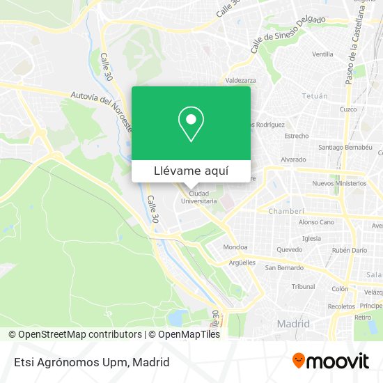 Mapa Etsi Agrónomos Upm