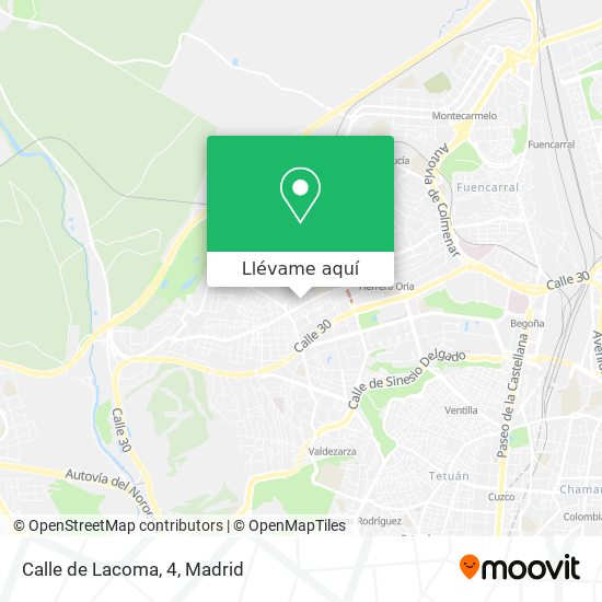 Mapa Calle de Lacoma, 4