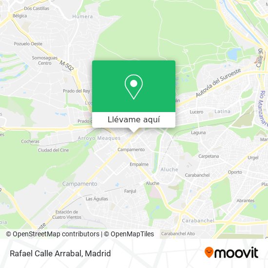 Mapa Rafael Calle Arrabal