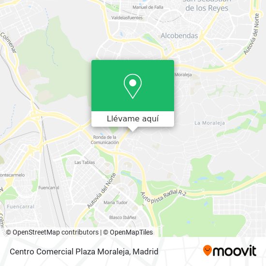Mapa Centro Comercial Plaza Moraleja