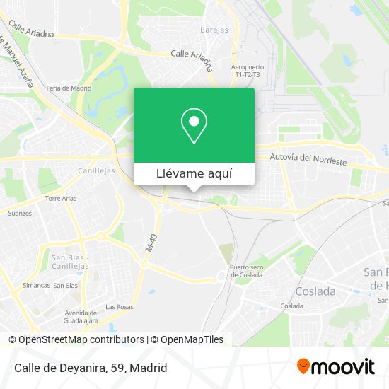 Mapa Calle de Deyanira, 59