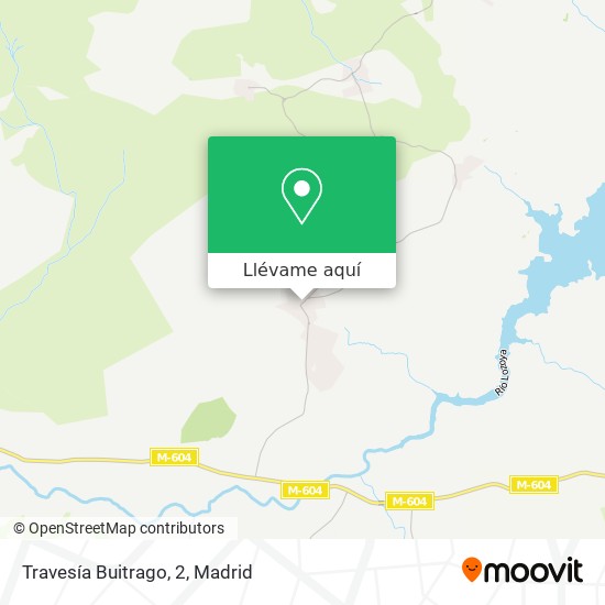 Mapa Travesía Buitrago, 2