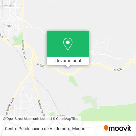 Mapa Centro Penitenciario de Valdemoro