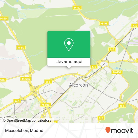 Mapa Maxcolchon