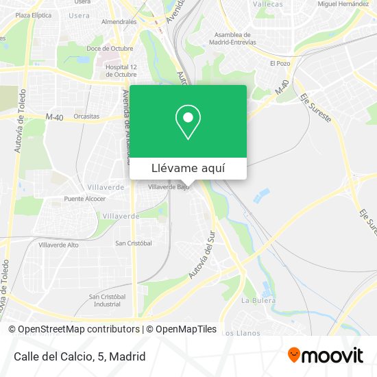 Mapa Calle del Calcio, 5