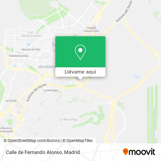 Mapa Calle de Fernando Alonso