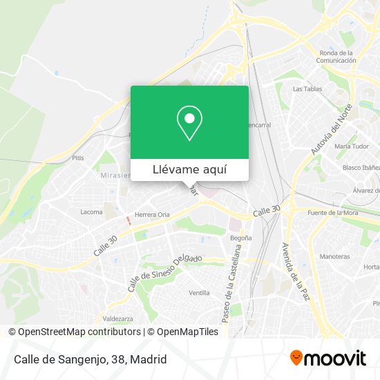 Mapa Calle de Sangenjo, 38