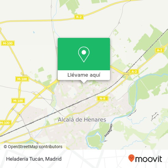 Mapa Heladería Tucán