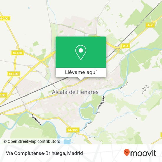 Mapa Vía Complutense-Brihuega