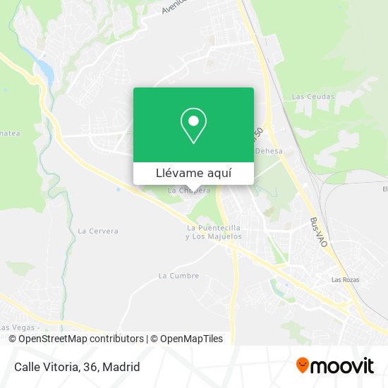 Mapa Calle Vitoria, 36