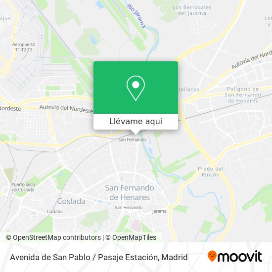 Mapa Avenida de San Pablo / Pasaje Estación