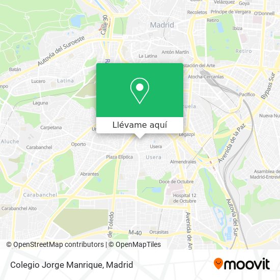 Mapa Colegio Jorge Manrique