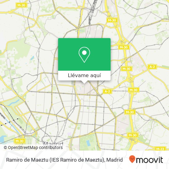 Mapa Ramiro de Maeztu