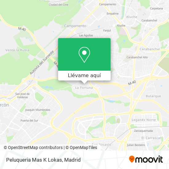 Mapa Peluqueria Mas K Lokas