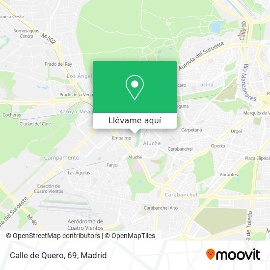 Mapa Calle de Quero, 69