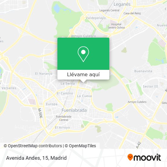 Mapa Avenida Andes, 15