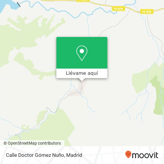 Mapa Calle Doctor Gómez Nuño