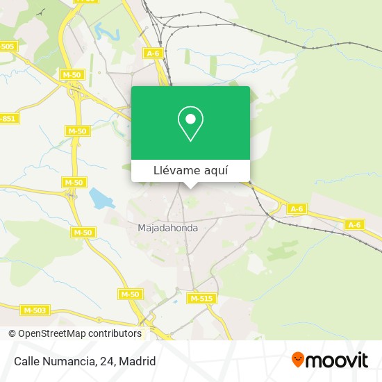 Mapa Calle Numancia, 24