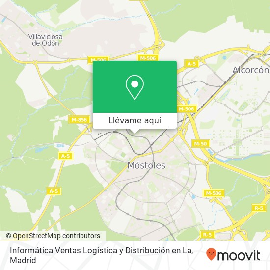 Mapa Informática Ventas Logistica y Distribución en La