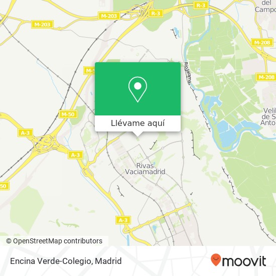 Mapa Encina Verde-Colegio