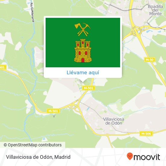 Mapa Villaviciosa de Odón