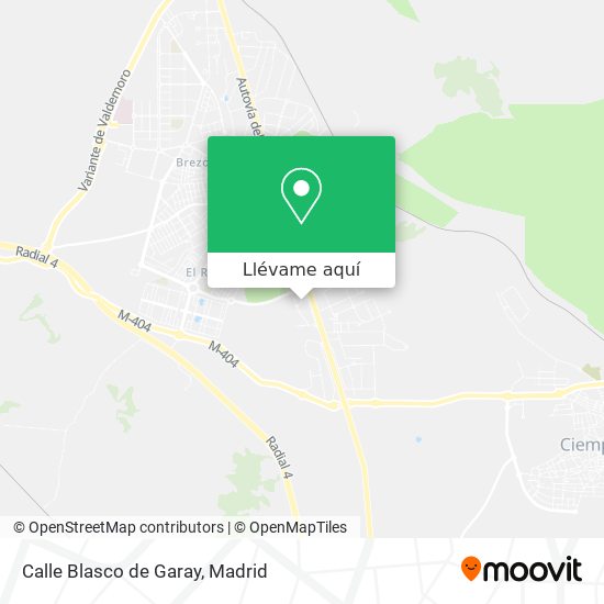 Mapa Calle Blasco de Garay