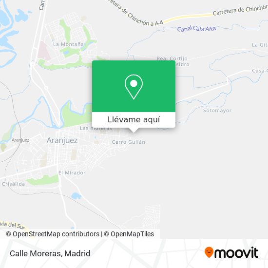 Mapa Calle Moreras