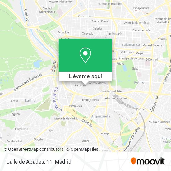Mapa Calle de Abades, 11