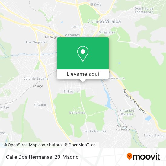 Mapa Calle Dos Hermanas, 20