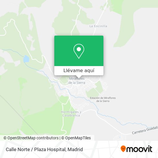 Mapa Calle Norte / Plaza Hospital