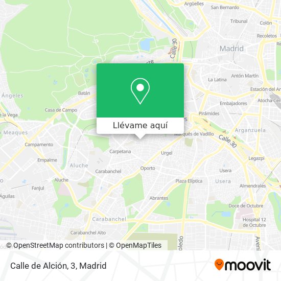 Mapa Calle de Alción, 3
